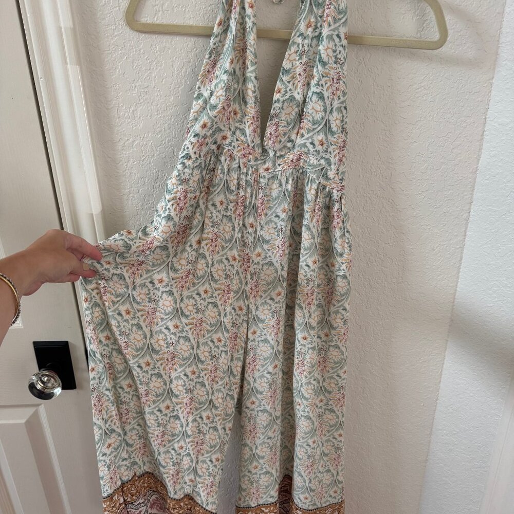 Faithfull The Brand Floral Print Crop Jumpsuit